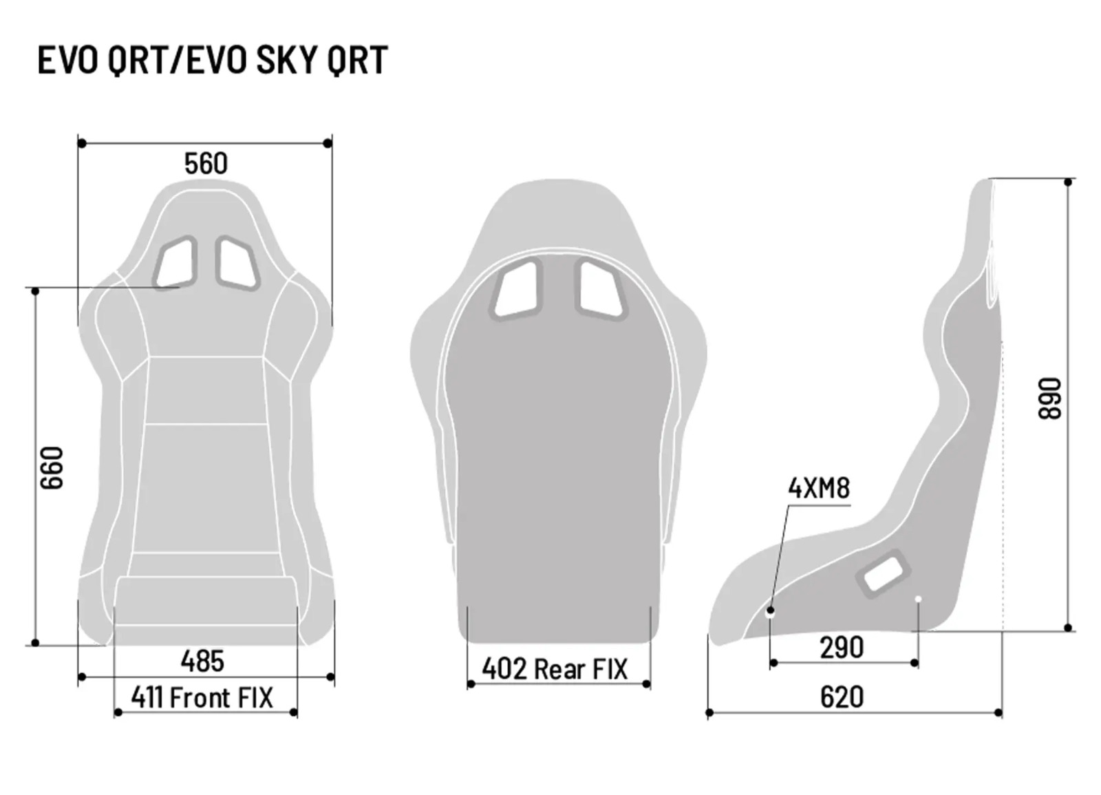 size sparco EVO QRT